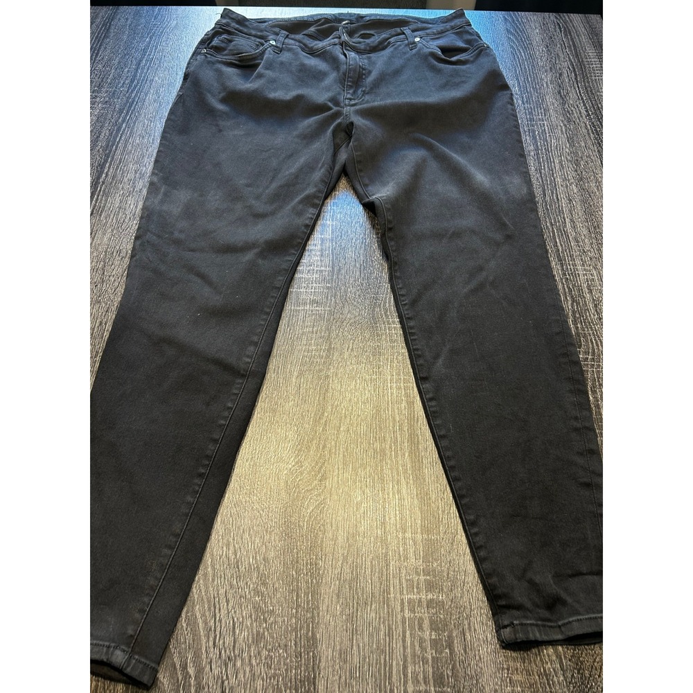 Kut‎ from the Kloth Black Skinny Jeans Women's Plus Size 16W Stretch Denim Pants